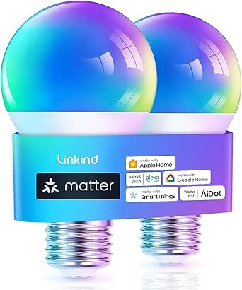 Bombilla Linkind Matter RGB Pack x2